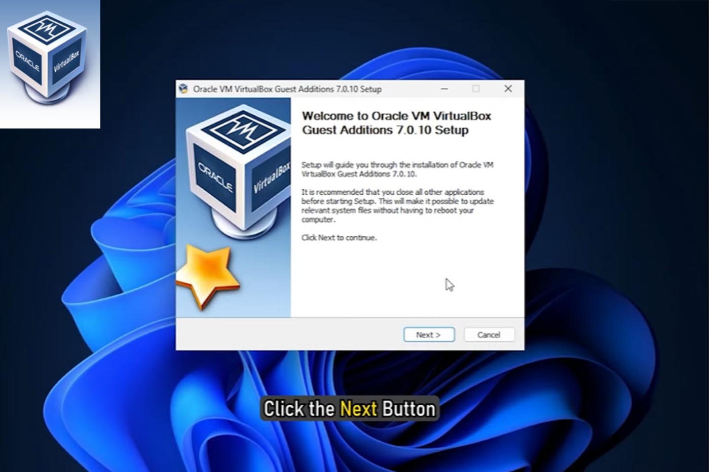 Menginstal VirtualBox Guest Additions