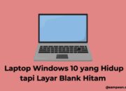 Cara Ampuh Mengatasi Laptop Windows 10 yang Hidup tapi Layar Blank Hitam